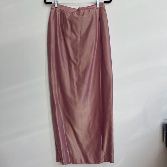 Michaelangelo Women's Pink Top Zip Up Sleeveless With Coat & Skirt Set Size 8 - Picture 4 of 15